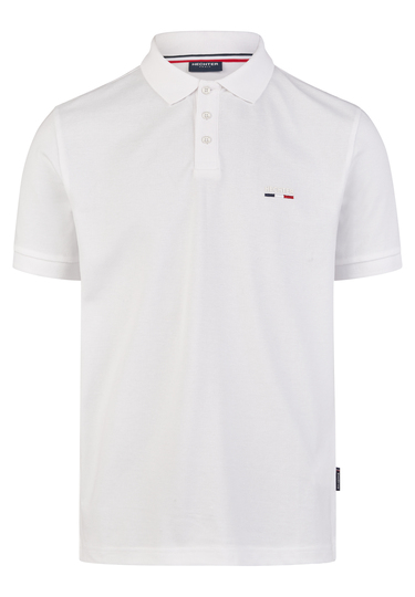 POLO PIQUE H-ECO, White Frontansicht