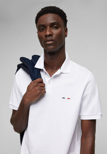 POLO PIQUE H-ECO, White 