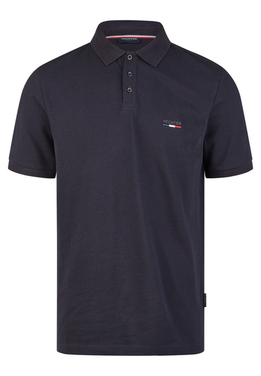 POLO PIQUE H-ECO, Midnight blue Frontansicht