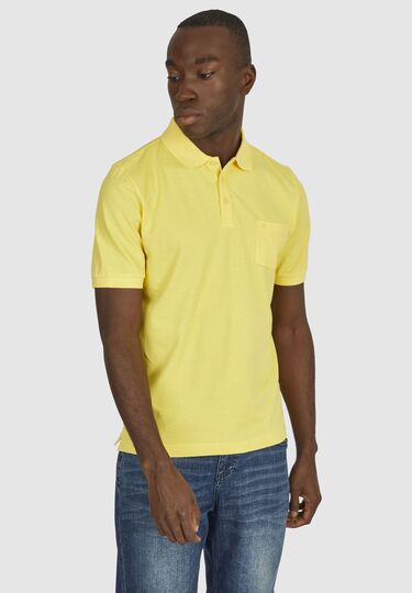 Basic Jersey Polo, lemon
