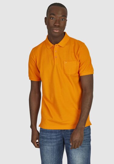 Basic Jersey Polo, orange