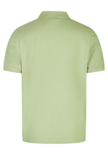 Basic Jersey Polo, kiwi Rückansicht