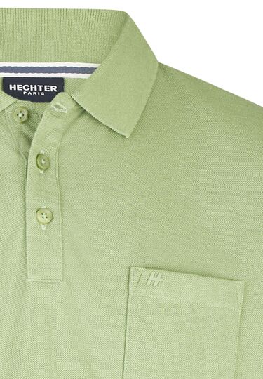 Basic Jersey Polo, kiwi Detailansicht 1