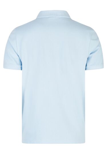 Basic Jersey Polo, sky blue Detailansicht 1