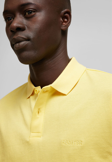 Piquee-Poloshirt, lemon Detailansicht 1