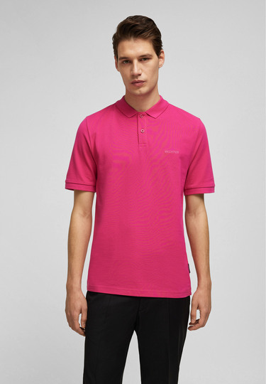Piquee-Poloshirt, purple 