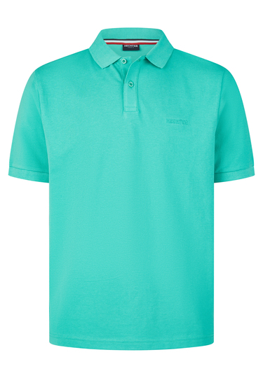 Piquee-Poloshirt, green Frontansicht