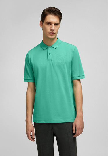 Piquee-Poloshirt, green