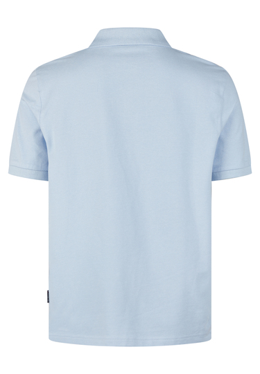 Piquee-Poloshirt, light blue