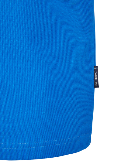 Piquee-Poloshirt, cornflower 