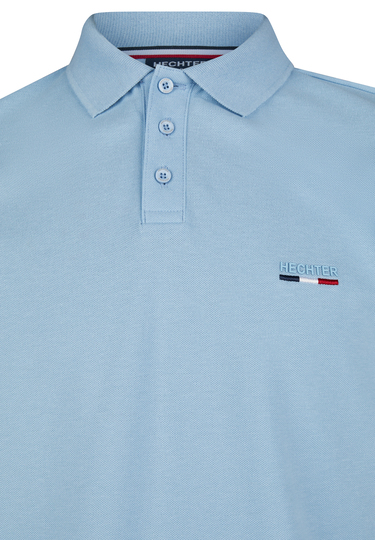 POLO PIQUE H-ECO, Light blue Detailansicht 2