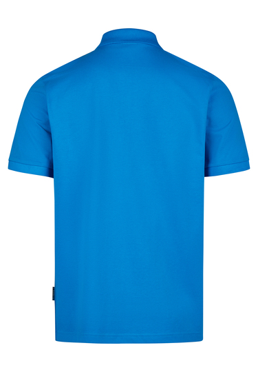 POLO PIQUE H-ECO, Cornflower Rückansicht