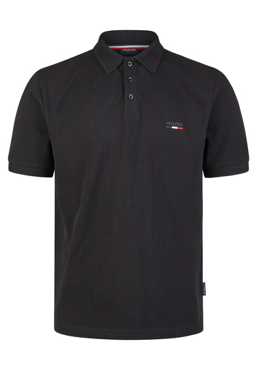 POLO PIQUE H-ECO, Black Frontansicht