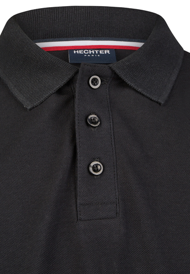 POLO PIQUE H-ECO, Black Detailansicht 1