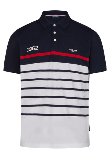 POLO JERSEY H-ECO, midnight blue Frontansicht