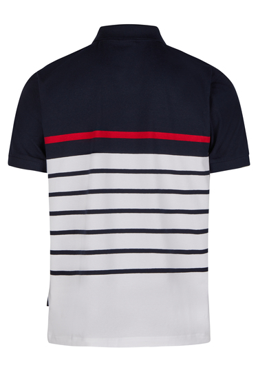 POLO JERSEY H-ECO, midnight blue Rückansicht