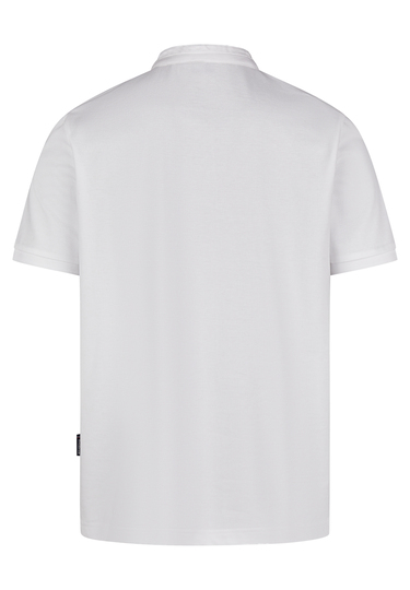 POLO PIQUE H-ECO, White Rückansicht