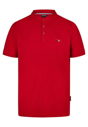 POLO PIQUE H-ECO, Chili Frontansicht