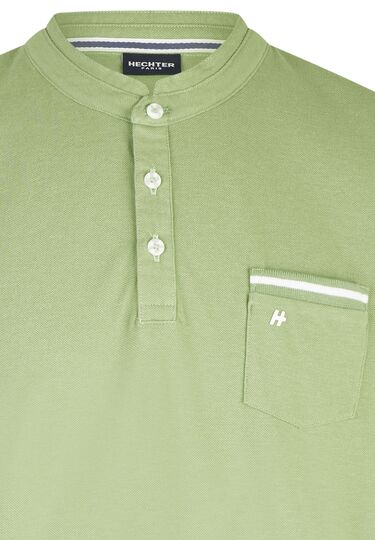 Basic Jersey Polo, kiwi Detailansicht 2