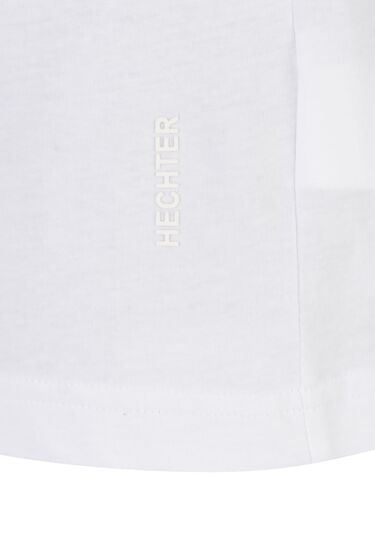 Basic Jersey Polo, white Detailansicht 2