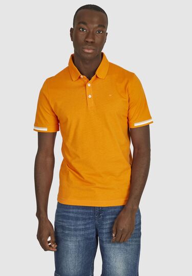 Basic Jersey Polo, orange