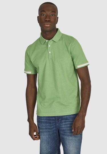 Basic Jersey Polo, kiwi