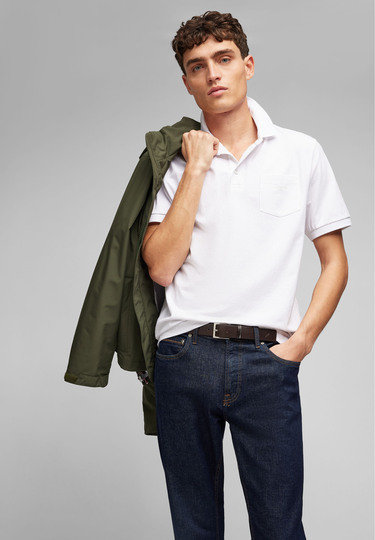 POLO JERSEY H-ECO, White 