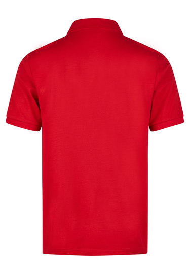 POLO JERSEY H-ECO, Chili Rückansicht