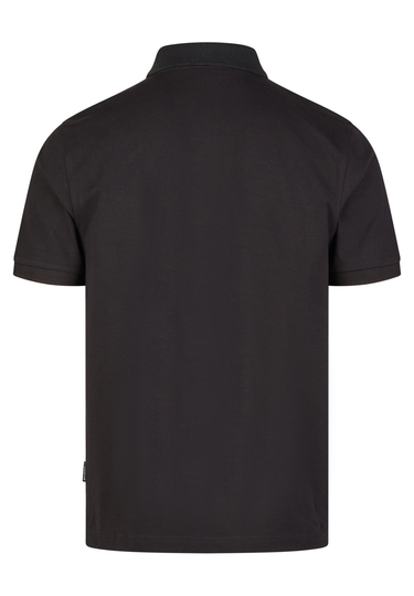 POLO JERSEY H-ECO, Black Rückansicht