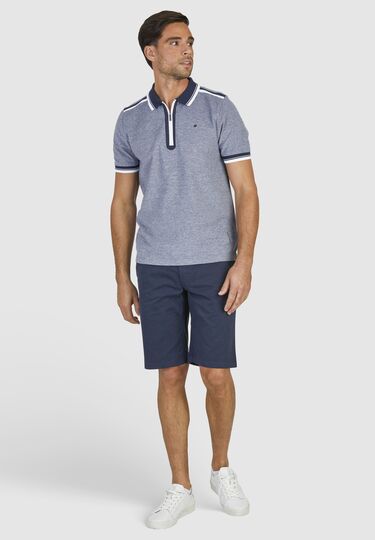 Klassisches Poloshirt, midnight blue Detailansicht 1
