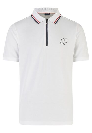 H-XTECH Poloshirt, white Frontansicht