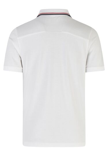 H-XTECH Poloshirt, white Rückansicht
