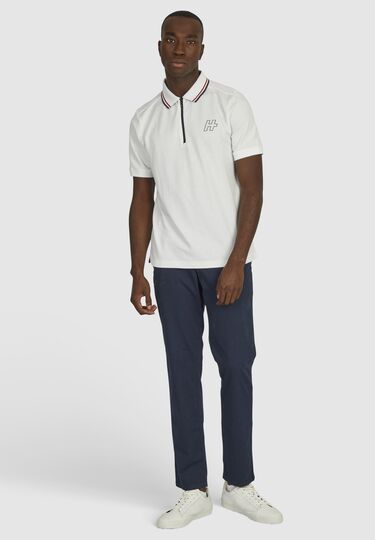 H-XTECH Poloshirt, white Detailansicht 1
