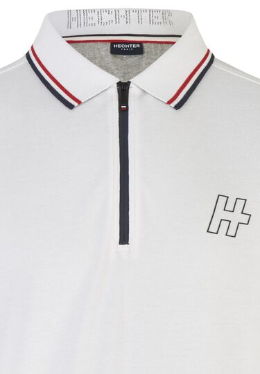 H-XTECH Poloshirt, white Detailansicht 2