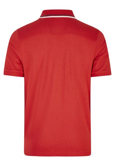 H-XTECH Poloshirt, chili Rückansicht