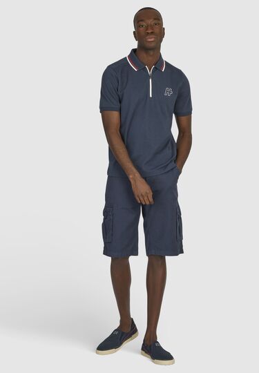 H-XTECH Poloshirt, midnight blue Detailansicht 1