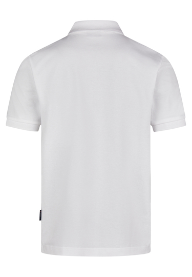 POLO PIQUE H-ECO, White Rückansicht