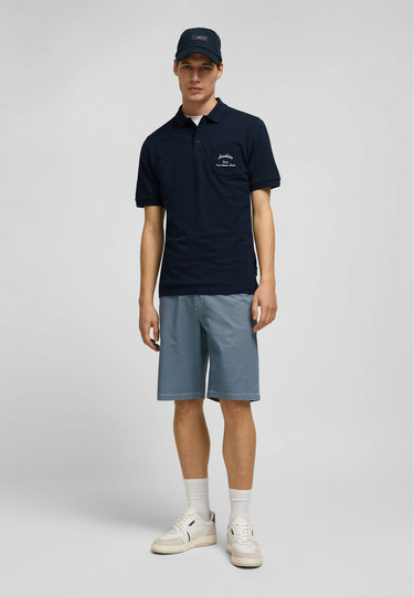 Poloshirt, midnight blue Detailansicht 2