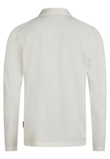 Poloshirt, offwhite Rückansicht