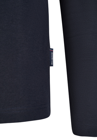 POLO LONGSLEEVE, Midnight blue Detailansicht 2