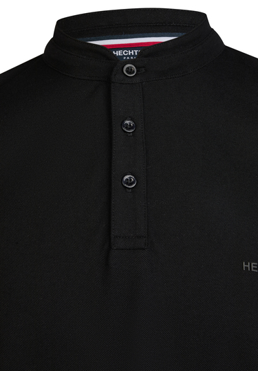POLO LONGSLEEVE, Black