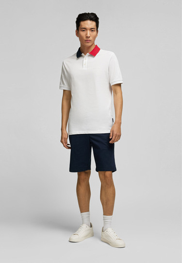 Iconic Piquee Polo, white Detailansicht 2