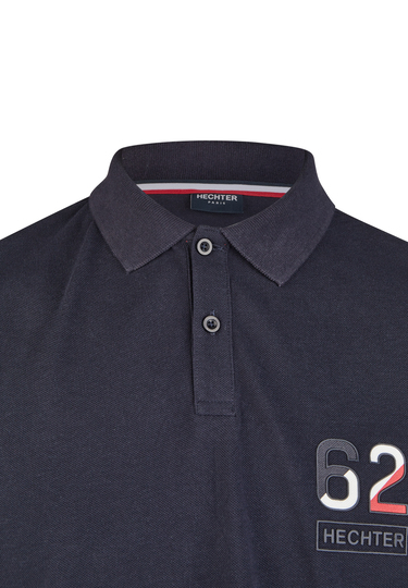 Polo Pique H-Eco, Midnight blue Detailansicht 2