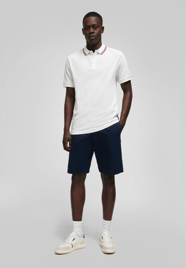 Piquee-Poloshirt, white Detailansicht 2