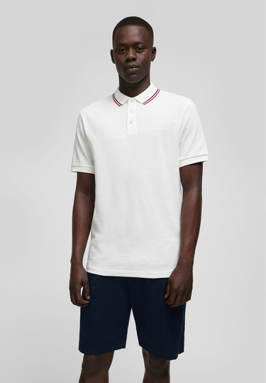 Piquee-Poloshirt, white 