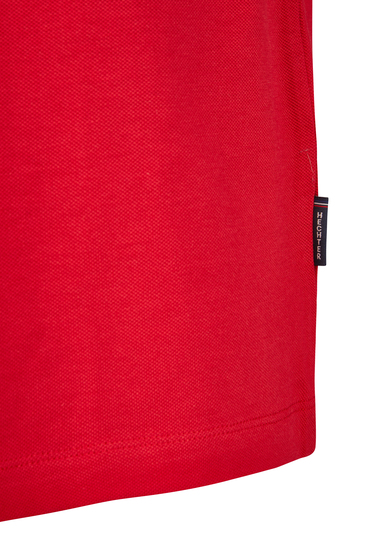 Piquee-Poloshirt, chili Detailansicht 2