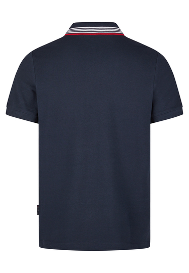 Poloshirt, Midnight blue Rückansicht