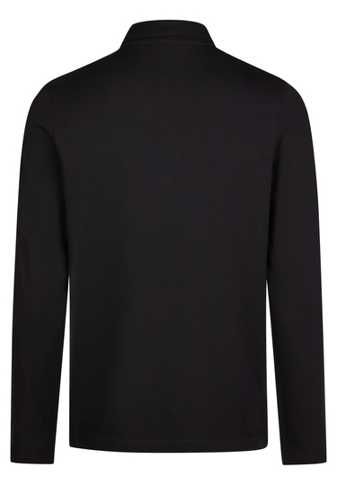 POLO LONGSLEEVE, Black Rückansicht