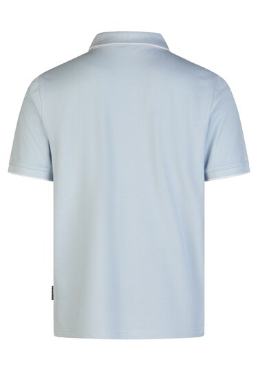 Polo, steel blue Rückansicht