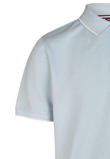 Polo, steel blue Detailansicht 2